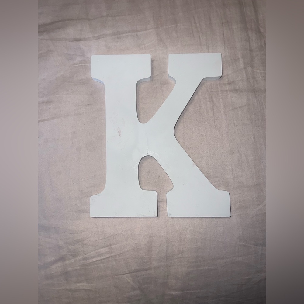 Hobby Lobby Bundle of 8 White Wood Letters Home Decor